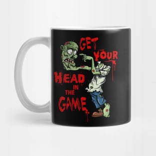 Zombie Head in the Game Mug